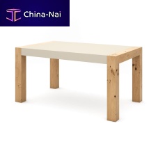 Contemporary table 03lacquered woodwooden baserectangular