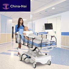 Transport stretcher trolley Famed SPARK WP-02manualheight-adjustablewith adjustable backrest
