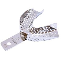 Lower dental impression tray N�1 - LOWER PART - 55X47MMperforated