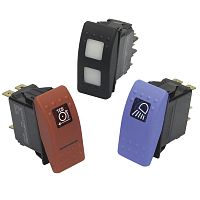 Rocker switch V seriessingle-polebipolarIP68