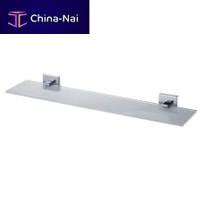Wall-mounted shelf 6818-70-80CPcontemporarychrome-plated brassbathroom