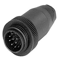 Round plug 6906PBS-1-1threadedplasticfor quick coupling