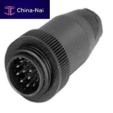 Round plug 6906PBS-1-1threadedplasticfor quick coupling