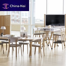 Contemporary chair ZONESindoorplasticwooden base