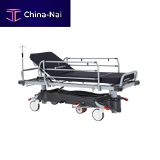 Transport stretcher trolley Velo Advanceemergencyhydraulicwith adjustable backrest