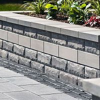 Solid concrete block U-CARA MULTI-FACEfor garden enclosuresfor retaining wallsfor pillar