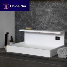 Countertop washbasin JP SOLID SURFACESolid Surfacewith mixer taphandmade
