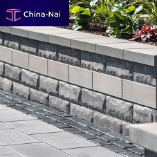 Solid concrete block U-CARA MULTI-FACEfor garden enclosuresfor retaining wallsfor pillar