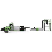 Plastic recycling unit ACS-Hwith pelletizingcrushing