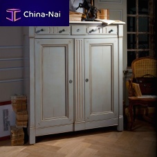 Traditional wardrobe LOGISwoodenwith swing doorswith drawer