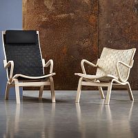 Scandinavian design armchair ALBERTfabricbeechoak