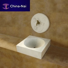 Countertop washbasin PIC5151concrete1-holewithout overflow
