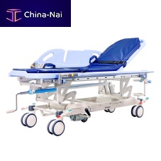 Patient transfer stretcher trolley FG-F-01manualheight-adjustablewith adjustable backrest