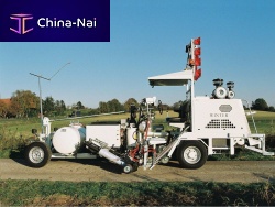 Self-propelled paint striping machine WPTE 1000 Kombifor thermoplasticsfor runway