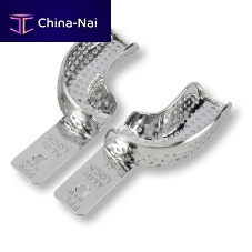 Partial denture dental impression tray Algilock®non-perforated