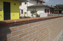 Balustrade wall coping COPRIMURO - WALL-CAPSfor garden enclosuresclay