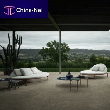 Contemporary sunbed Boreafabricaluminumoutdoor