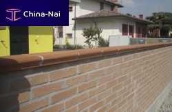 Balustrade wall coping COPRIMURO - WALL-CAPSfor garden enclosuresclay