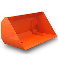 Standard bucket for skid steer loadersfor agricultural machinery