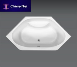 Corner bathtub VICTORIAacrylicwhite