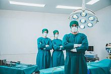 Unisex surgical gown breathableanti-static