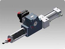 Rotary actuator CMB pneumaticdouble-acting