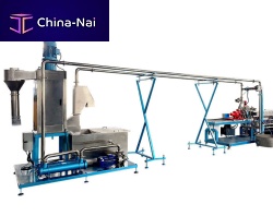 Pelletizing extrusion line TSEfor PVC