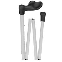 T-handle white cane 74WFlfoldingheight-adjustable