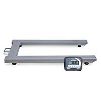 Pallet scale with separate indicator ZFUwith rechargeable batterysteel