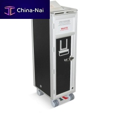 Aircraft waste bin on-board