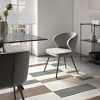 Contemporary chair DAFNEindoorfabricleather