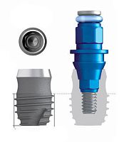 Titanium dental implant INNO SLA-SH conicalinternal hexagonanatomical