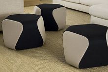Contemporary pouf MARIfabric