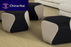 Contemporary pouf MARIfabric