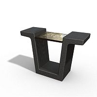 Charcoal barbecue 7605for public spacefree-standingconcrete