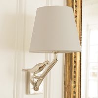 Traditional wall light PLUMEindoorbronzeconical