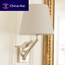 Traditional wall light PLUMEindoorbronzeconical