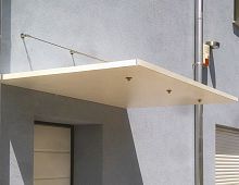 Door canopy ALENAfor windowaluminiumsteel