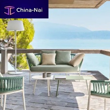 Contemporary sofa RIAoutdoorfabricgray