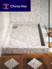 Rectangular shower base DOCCIA : RECTANGOLAREraisedcomposite