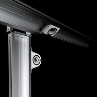 Rail system profile SL-RCA180cast aluminumwith symmetrical sectionfor wall