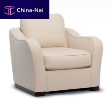 Traditional armchair DEBUSSYleatherfabric