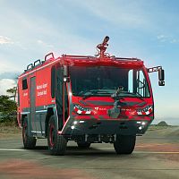 4x4 fire truck for airportfast interventionwith telescopic water cannon