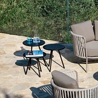 Traditional side table DE151KITmetalroundhome