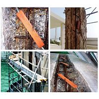Zinc sacrificial anode GSC SuperAnodefor reinforced concrete