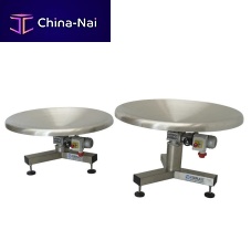 Motor-driven rotary table horizontalfor packaging linesfor the food industry