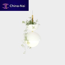 Pendant downlight HEMISPHERE PENDANT PLANTERlightbulb not includedsemicircularindoor