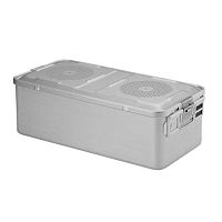 Instrument sterilization container 19E-10 seriesperforatednon-perforated