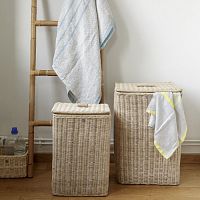 Rattan laundry basket B1Ncotton