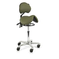 Healthcare facility stool Seamless upholstered Jumper Balance dentalmedicalheight-adjustable